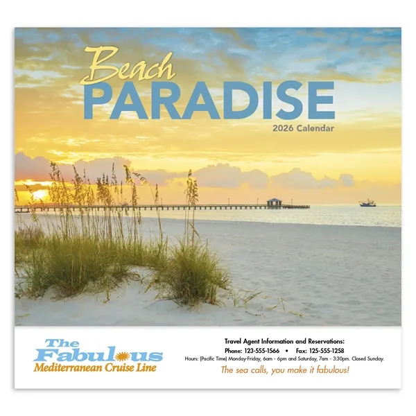 Beach Paradise - Stapled... from ASI 40480 Koozie Group / Norwood Triumph Calendar