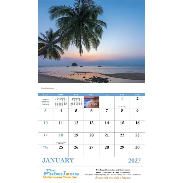 Beach Paradise - Stapled... from ASI 40480 Koozie Group / Norwood Triumph Calendar