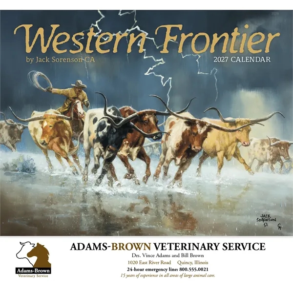 Western Frontier - Stapled... from ASI 40480 Koozie Group / Norwood Triumph Calendar