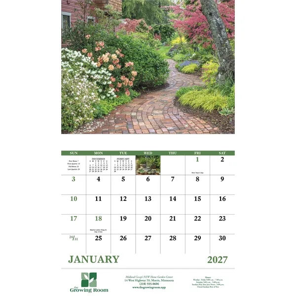 Garden Walk - Stapled... from ASI 40480 Koozie Group / Norwood Triumph Calendar