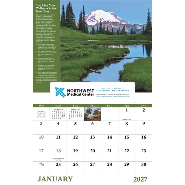 Healthy Living - Window... from ASI 40480 Koozie Group / Norwood Triumph Calendar