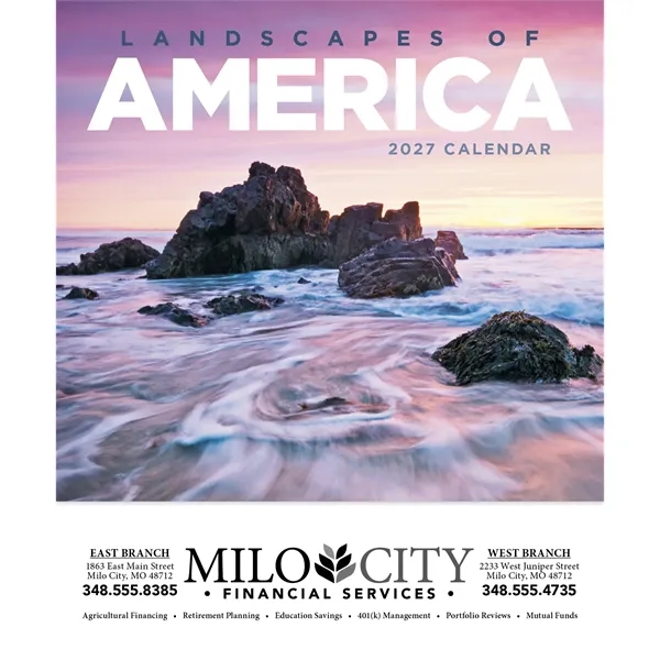 Landscapes of America - Mini... from ASI 40480 Koozie Group / Norwood Triumph Calendar