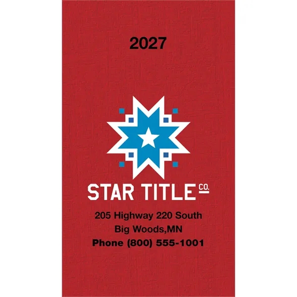 Value Monthly Pocket Planner... from ASI 40480 Koozie Group / Norwood Triumph Calendar