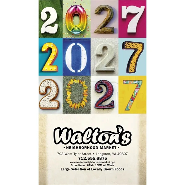 Colorful Impressions Monthly Pocket Planner... from ASI 40480 Koozie Group / Norwood Triumph Calendar