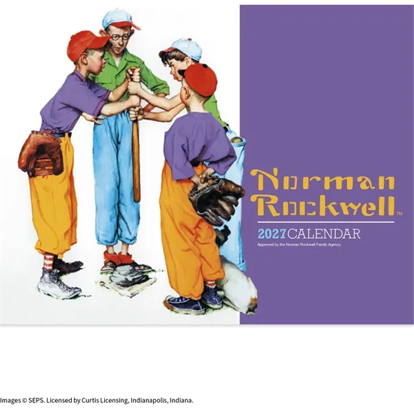 Norman Rockwell Appointment Calendar - Stapled... from ASI 40480 Koozie Group / HotLine®