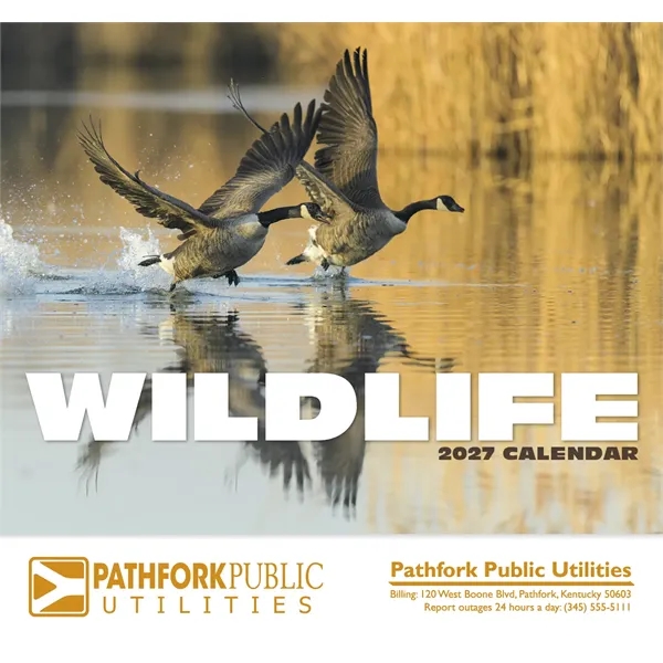 Wildlife Appointment Calendar - Stapled... from ASI 40480 Koozie Group / HotLine®