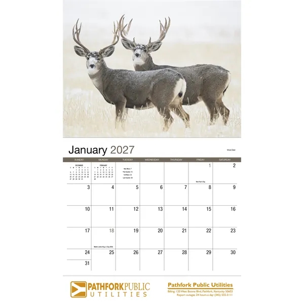 Wildlife Appointment Calendar - Stapled... from ASI 40480 Koozie Group / HotLine®