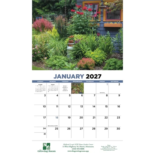 Gardens Appointment Calendar - Stapled... from ASI 40480 Koozie Group / HotLine®