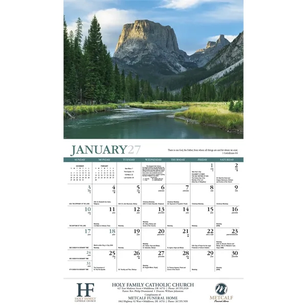 Catholic Reflections Appointment Calendar - Stapled... from ASI 40480 Koozie Group / HotLine®
