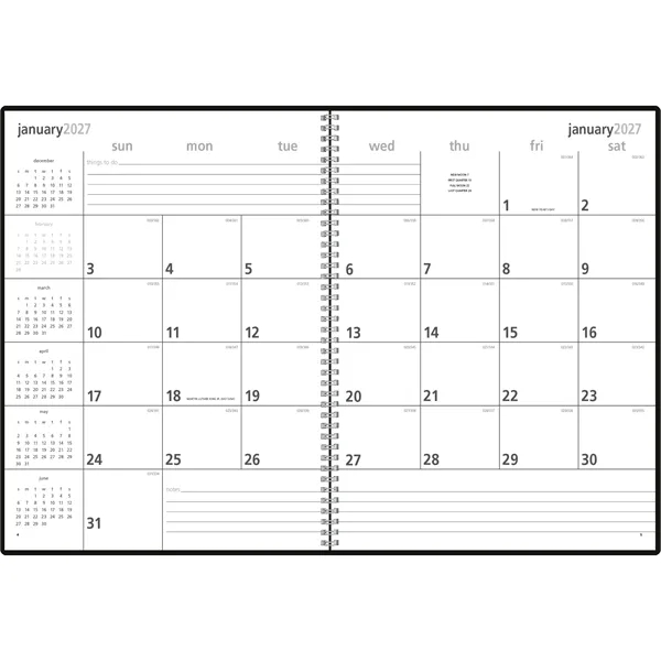 Monthly & Weekly Planner... from ASI 40480 Koozie Group / Norwood Triumph Calendar