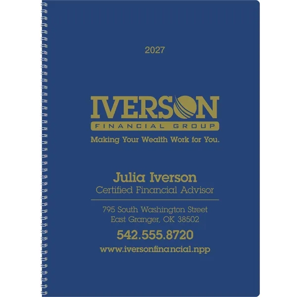 Monthly & Weekly Planner... from ASI 40480 Koozie Group / Norwood Triumph Calendar