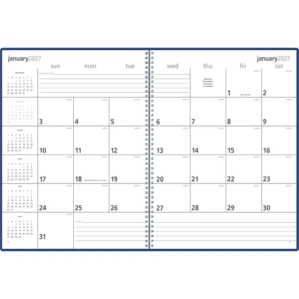 Monthly & Weekly Planner... from ASI 40480 Koozie Group / Norwood Triumph Calendar
