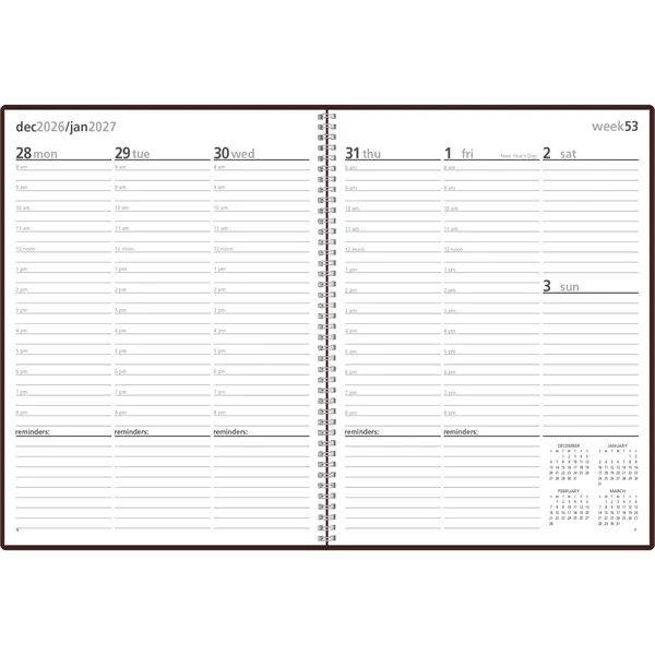 Monthly & Weekly Planner... from ASI 40480 Koozie Group / Norwood Triumph Calendar