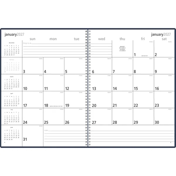 Monthly & Weekly Planner... from ASI 40480 Koozie Group / Norwood Triumph Calendar
