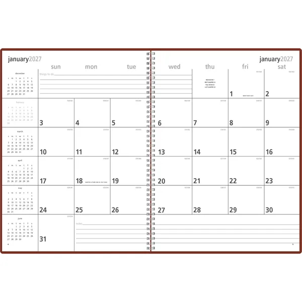 Monthly & Weekly Planner... from ASI 40480 Koozie Group / Norwood Triumph Calendar