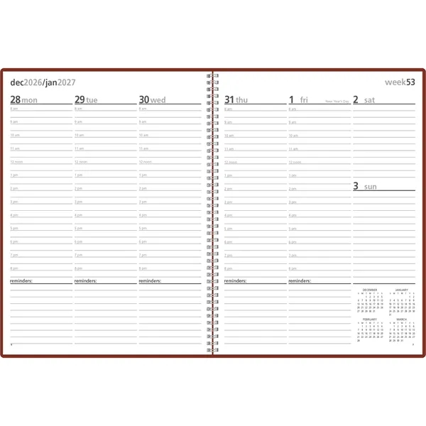 Monthly & Weekly Planner... from ASI 40480 Koozie Group / Norwood Triumph Calendar