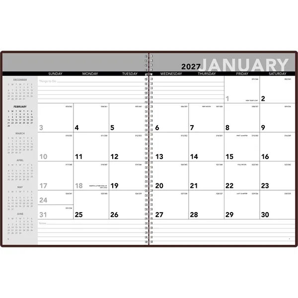 Monthly Planner... from ASI 40480 Koozie Group / Norwood Triumph Calendar