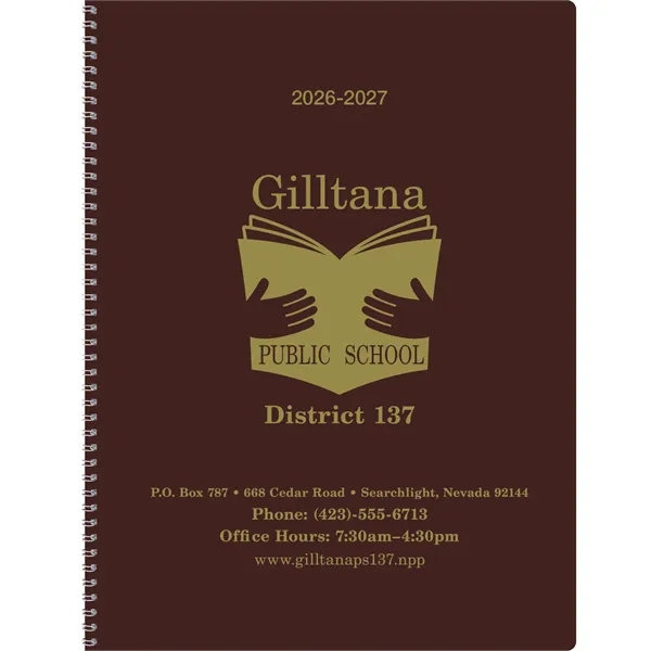 Academic Monthly Planner... from ASI 40480 Koozie Group / Norwood Triumph Calendar