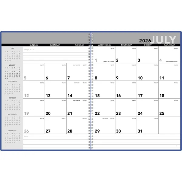 Academic Monthly Planner... from ASI 40480 Koozie Group / Norwood Triumph Calendar