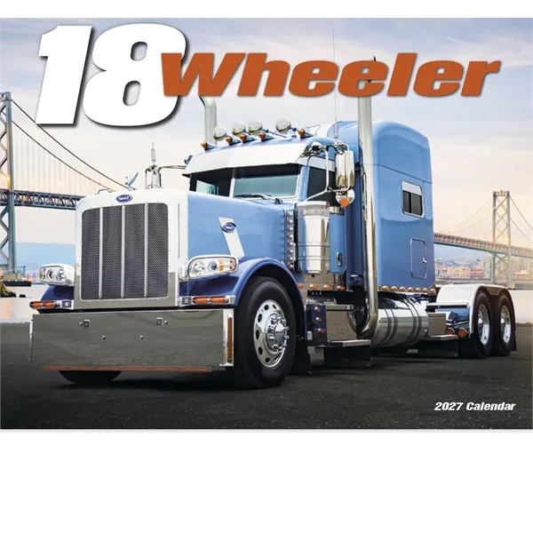 18-Wheeler Wall Appointment Calendar - Stapled... from ASI 40480 Koozie Group / HotLine®