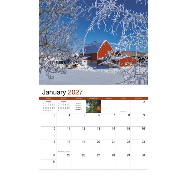 America's Bounty Appointment Calendar - Stapled... from ASI 40480 Koozie Group / HotLine®