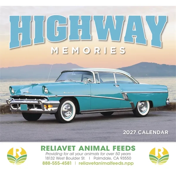 Highway Memories Appointment Calendar - Stapled... from ASI 40480 Koozie Group / HotLine®