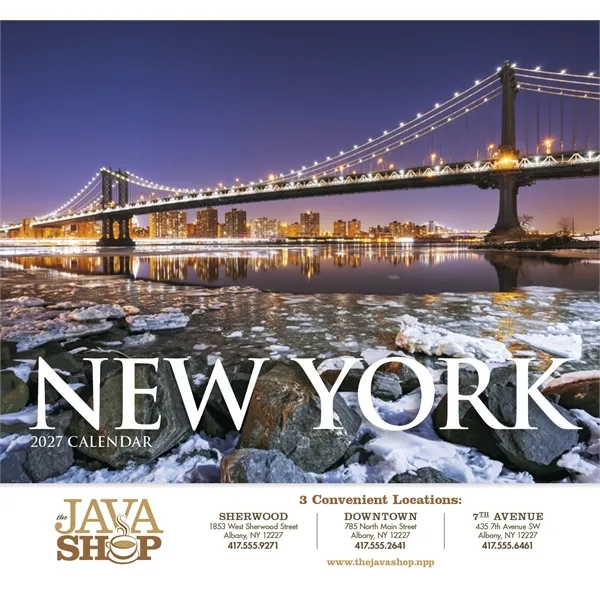 New York Appointment Calendar - Stapled... from ASI 40480 Koozie Group / HotLine®