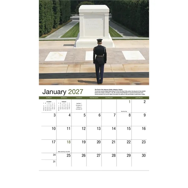 American History Appointment Calendar - Stapled... from ASI 40480 Koozie Group / HotLine®