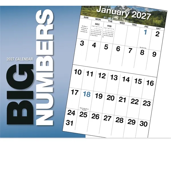 Big Numbers Appointment Calendar - Stapled... from ASI 40480 Koozie Group / HotLine®