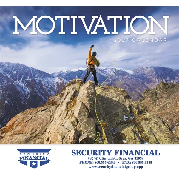 Motivation Appointment Calendar (Motivational Quotes) - S...... from ASI 40480 Koozie Group / HotLine®