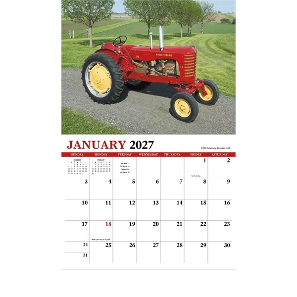 Vintage Tractors Appointment Calendar - Stapled... from ASI 40480 Koozie Group / HotLine®