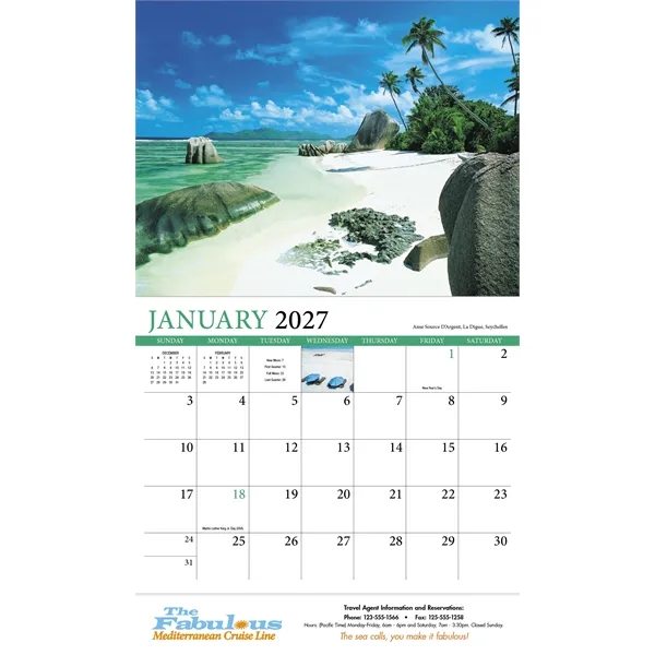 Beaches Appointment Calendar - Stapled... from ASI 40480 Koozie Group / HotLine®