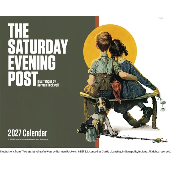 The Saturday Evening Post - Window... from ASI 40480 Koozie Group / Norwood Triumph Calendar