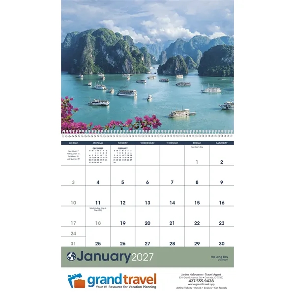 World Scenic... from ASI 40480 Koozie Group / Norwood Triumph Calendar