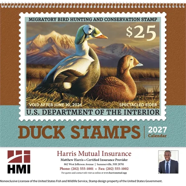 Duck Stamps... from ASI 40480 Koozie Group / Norwood Triumph Calendar