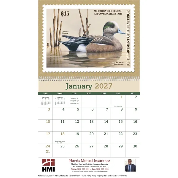 Duck Stamps... from ASI 40480 Koozie Group / Norwood Triumph Calendar