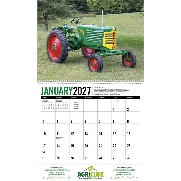 Antique Tractors... from ASI 40480 Koozie Group / Norwood Triumph Calendar