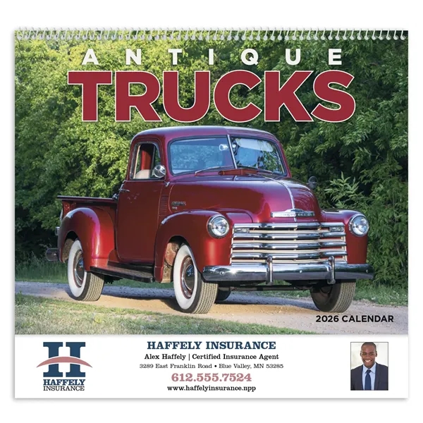 Antique Trucks... from ASI 40480 Koozie Group / Norwood Triumph Calendar