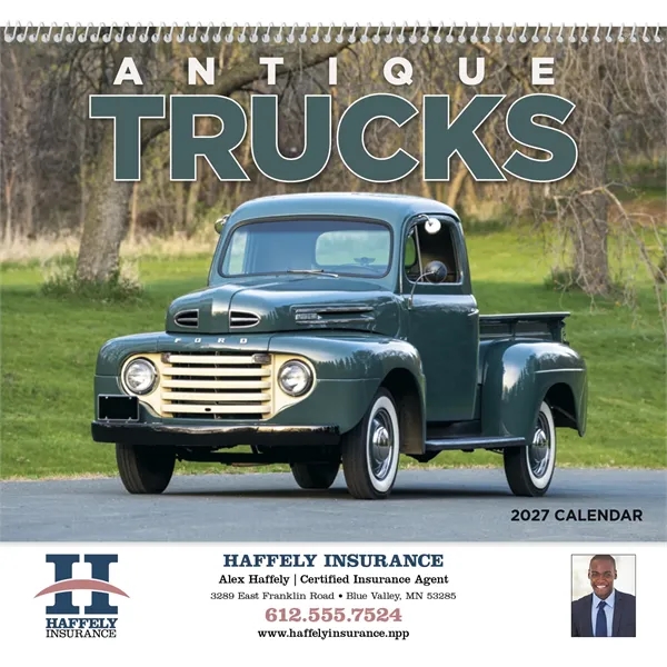 Antique Trucks... from ASI 40480 Koozie Group / Norwood Triumph Calendar