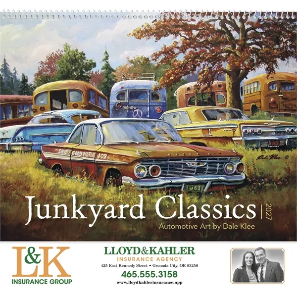 Junkyard Classics by Dale Klee... from ASI 40480 Koozie Group / Norwood Triumph Calendar