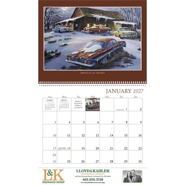 Junkyard Classics by Dale Klee... from ASI 40480 Koozie Group / Norwood Triumph Calendar