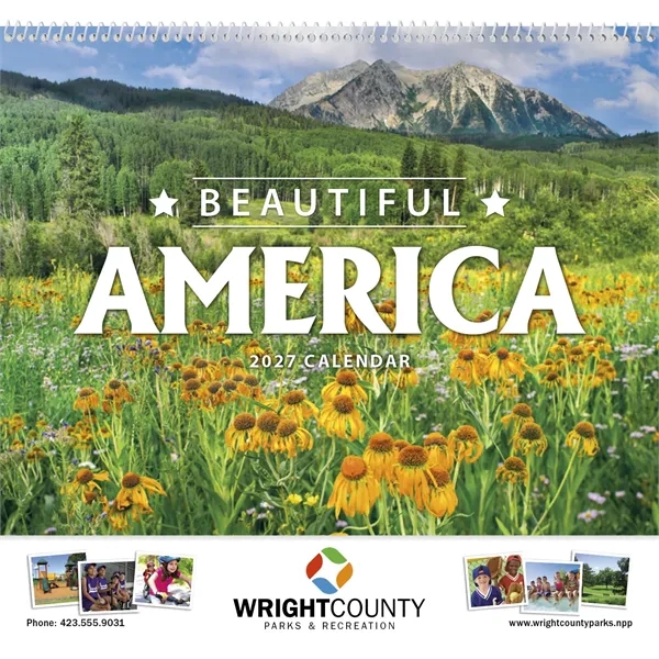Beautiful America... from ASI 40480 Koozie Group / Norwood Triumph Calendar