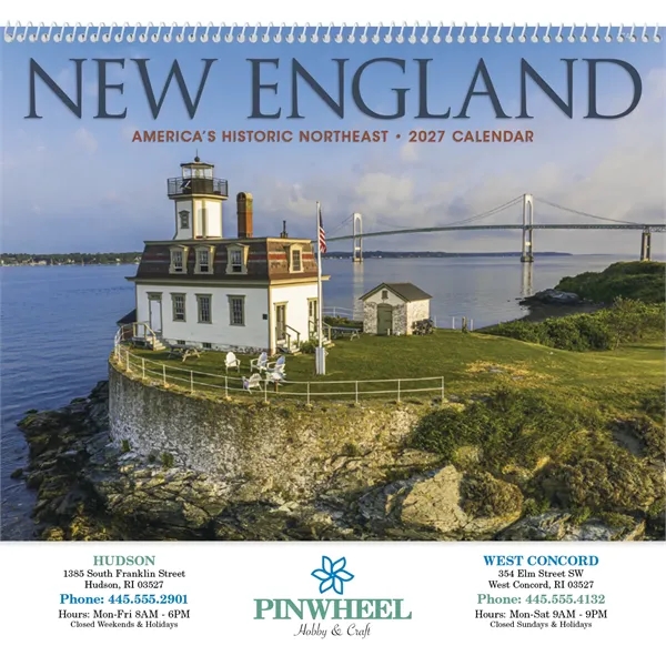 New England... from ASI 40480 Koozie Group / Norwood Triumph Calendar