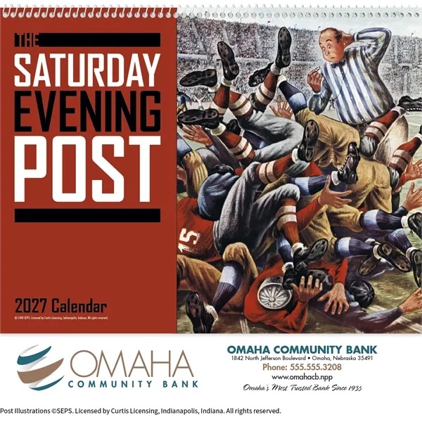 The Saturday Evening Post... from ASI 40480 Koozie Group / Norwood Triumph Calendar