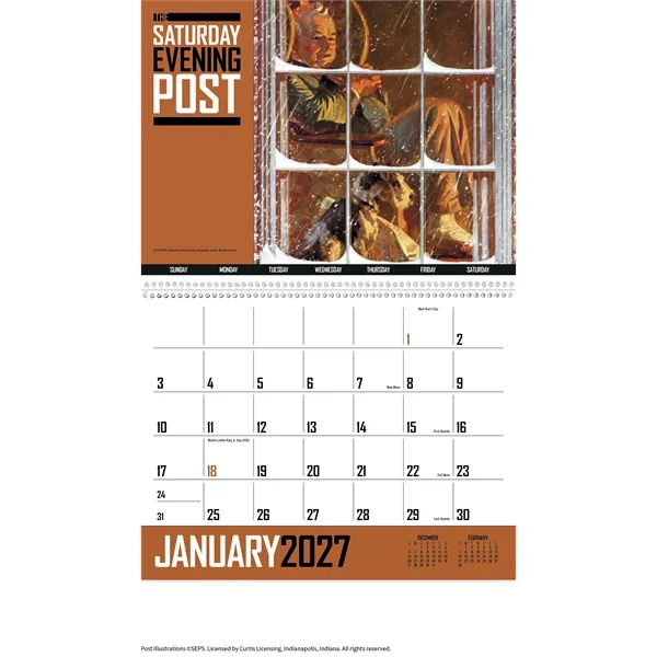 The Saturday Evening Post... from ASI 40480 Koozie Group / Norwood Triumph Calendar
