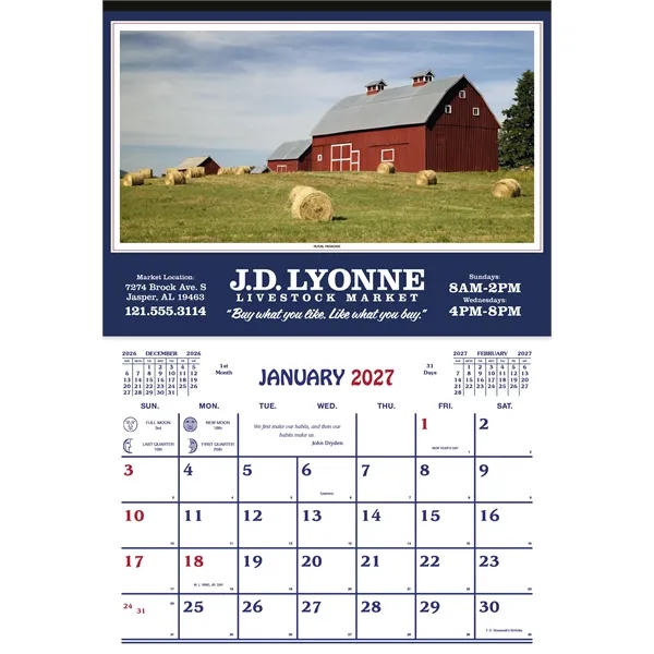 Farm Calendar... from ASI 40480 Koozie Group