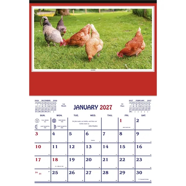 Farm Calendar... from ASI 40480 Koozie Group