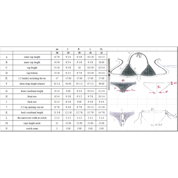 Custom two piece bikini swimsuits made from high-grade nylon.... from ASI 72657 Active Life Promo / Active Life Promo