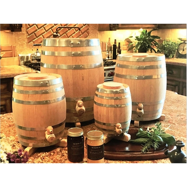 1 liter oak wood barrel for kombucha, vanilla and vinegar; includes... from ASI 92531 Unique Custom Products / UCP