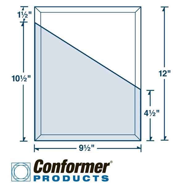Foil Stamped Conformer® Capacity Expandable Pocket Page measures 9-1/2" x 12".... from ASI 32050 Admore / Admore®